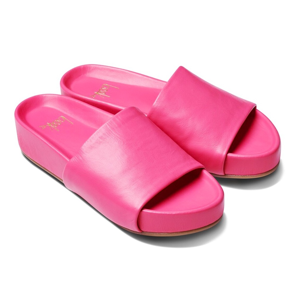Beek from Anthropologie Fuchsia Slide Sandals